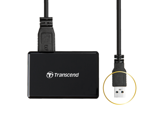 Картридер Transcend TS-RDF9K2, черный