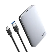 Кейс для SSD/HDD Ugreen CM300 2.5apos;apos; SATA External Hard Drive Enclosure with C To A cable, 70498