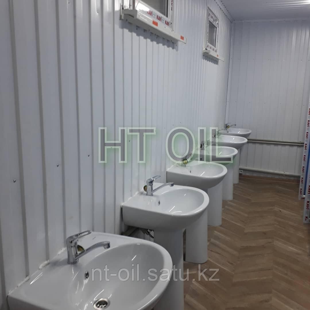 Блок модульный контейнерного типа (под душевую). Завод изготовитель.