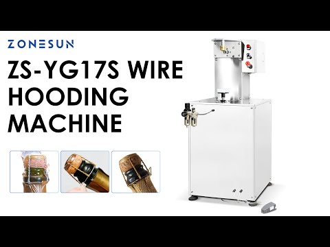 ZONESUN ZS-YG17S Полуавтоматическая машина для укупорки винных крышек проволокой7