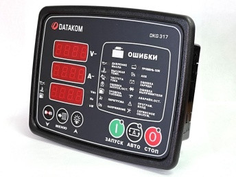 Ручной и удаленный запуск генератора Datakom DKG-317 MPU