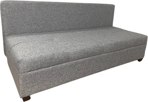 Комфорт тахта s, обивка рогожка, 85х185х68 см, серый