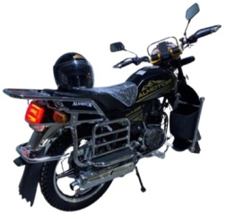 Мотоцикл Almotor ALR200 черный, золотистый2