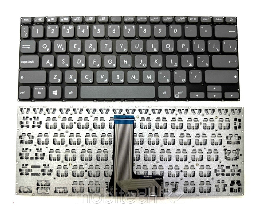 Клавиатуры Asus Vivobook 14 X412 X412D AEXKPU00010 grey клавиатура c RU/ EN раскладкой