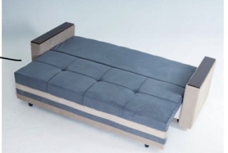 Barakat Invest Wq4321600 диван, обивка велюр, 80x185x75, голубой2