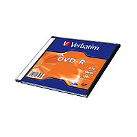 Диск DVD-R, Verbatim, (43547) 4.7GB, 16х, 1шт в упаковке, Незаписанный1