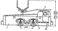 Электровоз шахтный контактный 10КР (К10)1