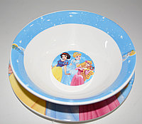 Набор детской посуды Dinner Set 3 Принцессы Диснея чашка тарелка кружка (голубой)1