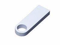 USB 3.0-флешка на 64 Гб с мини чипом и круглым отверстием, серебристый4