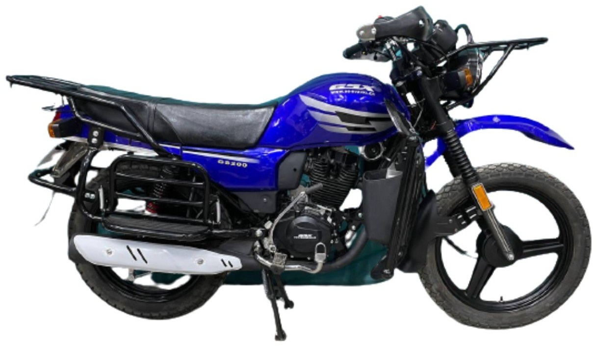Мотоцикл SUZUKI GSX200-2 черный, синий