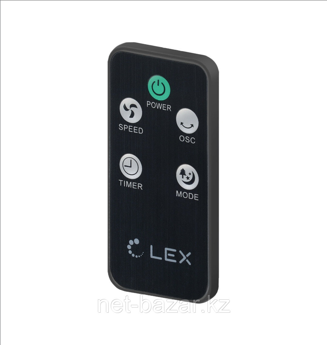 LEX LXFC 8367 38 вентилятор-колонна, ПДУ, черный