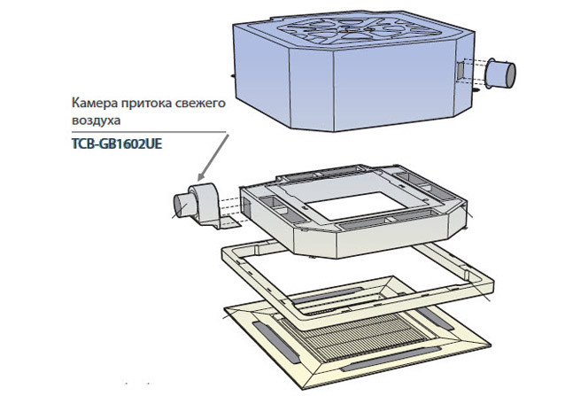 Toshiba Toshiba Камера притока свежего воздуха (TCB-GB1602UE)