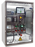 Система управления вентиляцией HVAC-2-5.5кВт IP65 две заслонки два привода 1хЦПУ панель оператора ONI