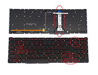 Клавиатуры Acer N22C1 AN515-57 AN515-58 AN515-56 AN515-45 AN517-52 клавиатура c RU/ EN раскладкой c подсветкой