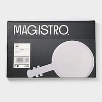 Блюдо Magistro «Гитара», 34,5×20,7×2 см, фарфор, белое3