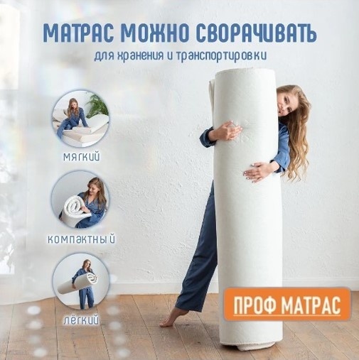 Топпер Комфорт, 90x200x5 см, чехол вискоза