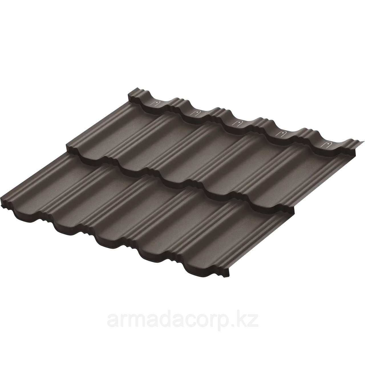 Металлочерепица Стокгольм модульная черепица Сталь Rooftop Бархат (Zn180) 0.57мм