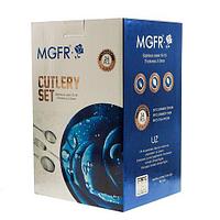 Набор столовых приборов на 8 персон на подставке MGFR Shell Cutlery Set {25 предметов}4