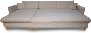 Nurjol 01 Home диван прямой Bereke, обивка велюр, 80х280х85 см, бежевый2