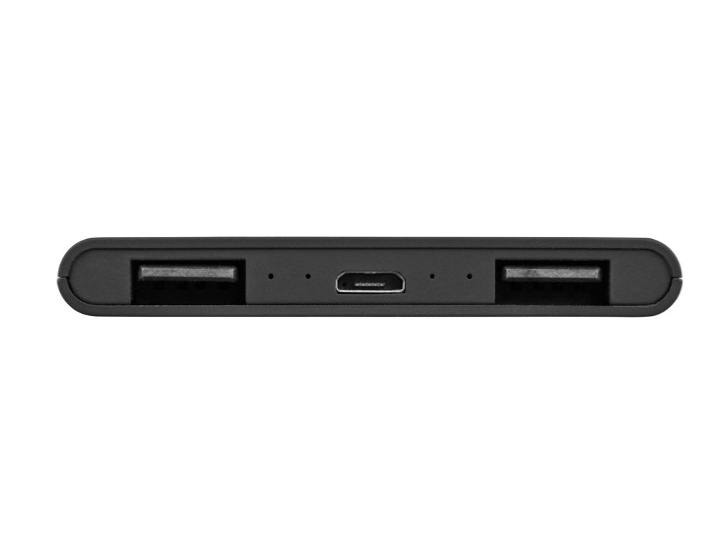 Портативное зарядное устройство с синей подсветкой логотипа Faros, soft-touch, 4000 mAh