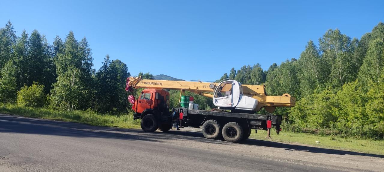 Услуги спецтехники автокран