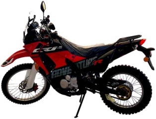 Мотоцикл Xinguizun CROSS COUNTRY 300 X-18 красный3