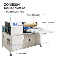 Машина для наклейки этикеток на круглые бутылки с бумажными банками ZONESUN ZS-ZGL76