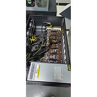 Корпус для майнинга в сборе материнская плата на 8 видеокарт, CPU, DIMM, SSD, БП3