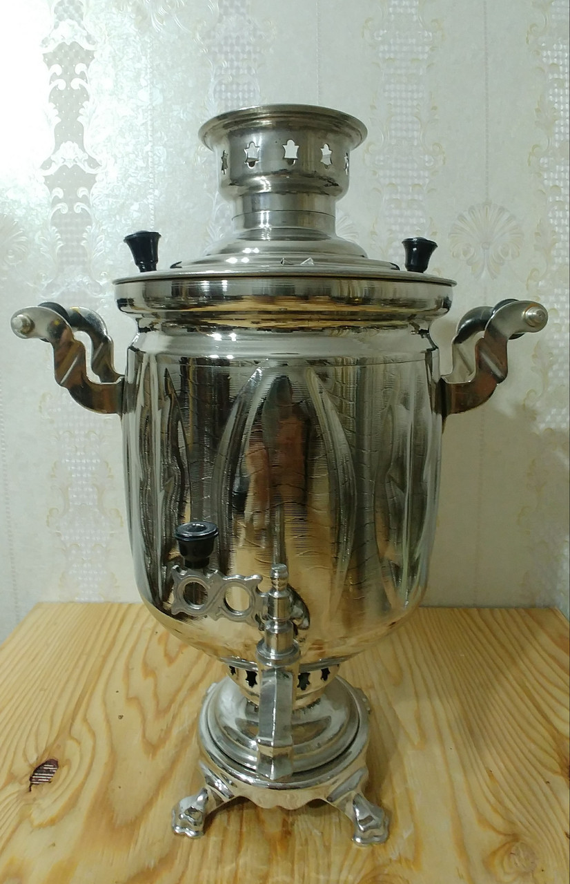 Аренда Тульских самоваров на дровах
