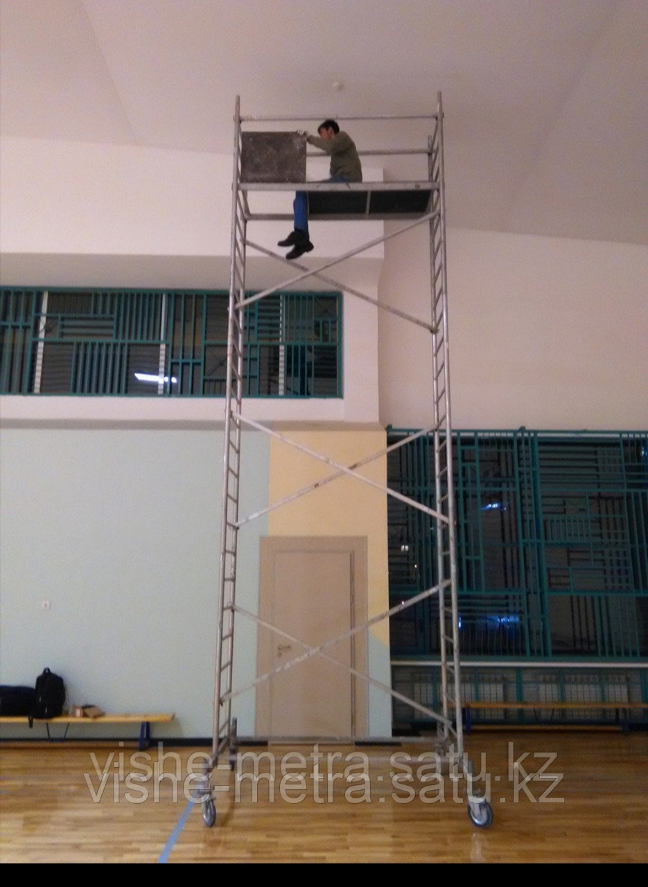 Аренда алюминиевых лесов на колесах