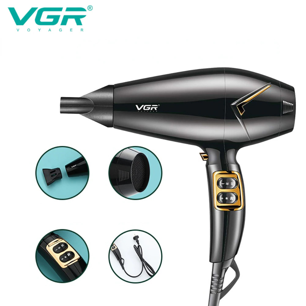 Профессиональный фен VGR V-423 с диффузором