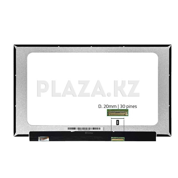 ЖК Матрица Slim 15.6" BOE NT156WHM-N45 V8.0 30 pin HD (узкая рамка) без креплений
