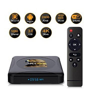 Android TV Box HK1 RBOX - Full HD 4K Quad Core 16GB/2GB - Noir