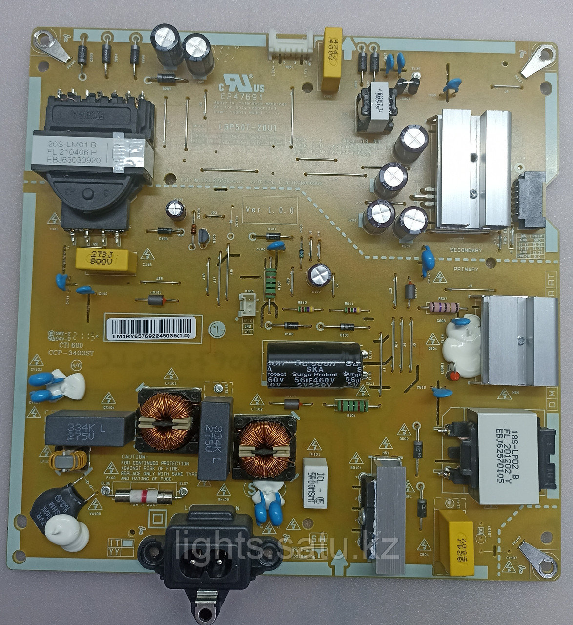 Блок питания EAX69057002(1.0), LGP50T-20U1, для LG 50UP76006LC