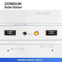 ZONESUN ZS-WB4S Полуавтоматическая машина для ополаскивания бутылок и мойки банок1