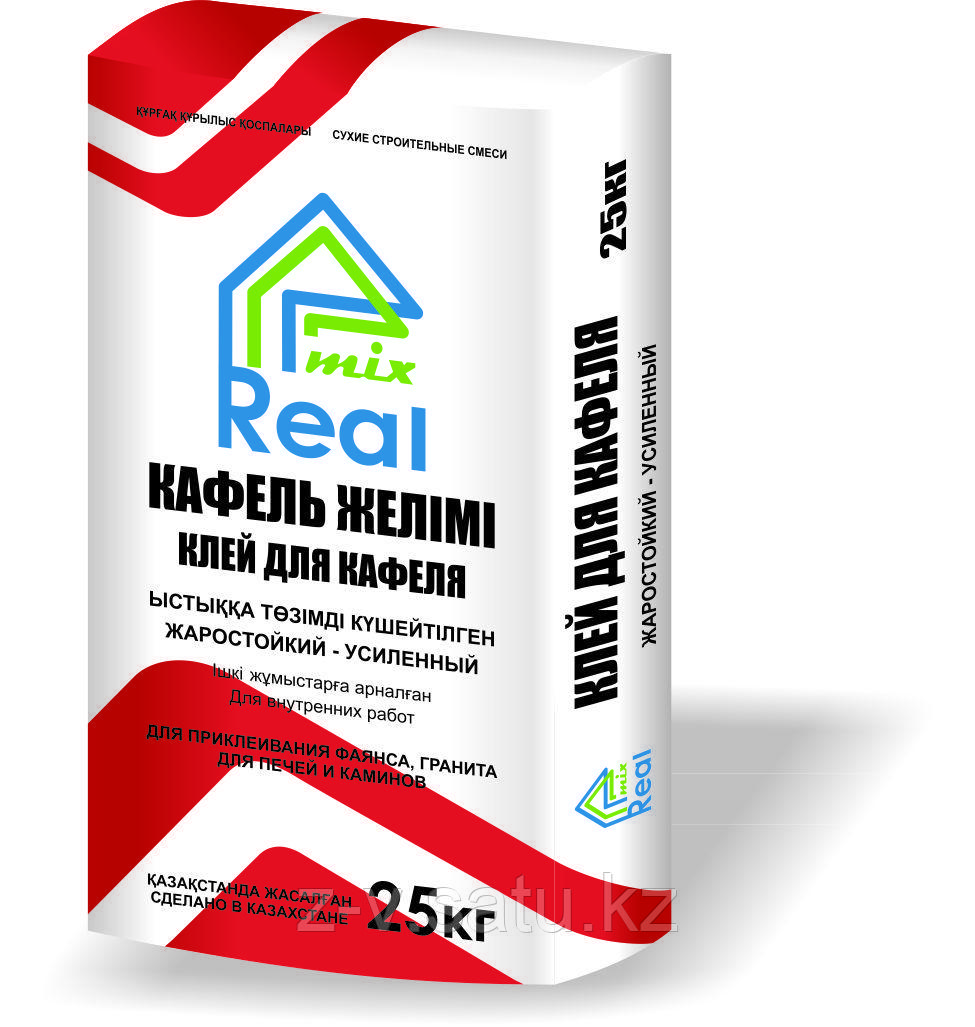 Жаростойкий усиленный клей Real Mix