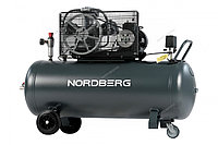 Компрессор поршневой с ременной передачей 380В, ресив. 200л, 580л/мин NORDBERG NCP200/580