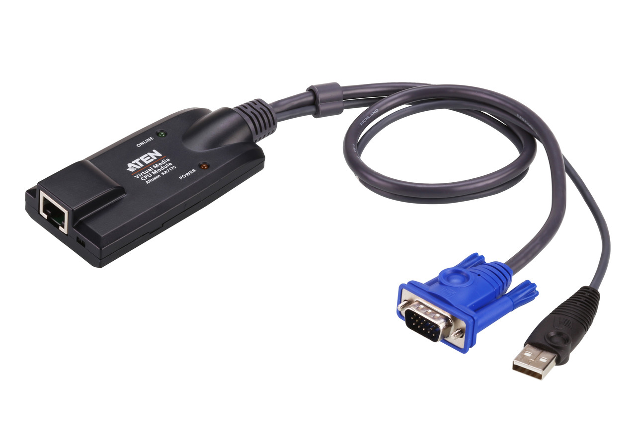 КВМ-адаптер USB, VGA и поддержкой Virtual Media KA7175 ATEN