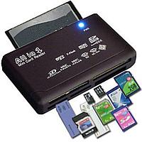 Картридер USB на все форматы CF/XD/SD/microSD/MS/M2
