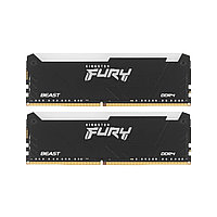 Комплект модулей памяти Kingston FURY Beast RGB KF436C17BB2AK2/16 DDR4 16GB (Kit 2x8GB)1