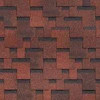 Гибкая черепица Shinglas Финская Аккорд Коричневый Красный
