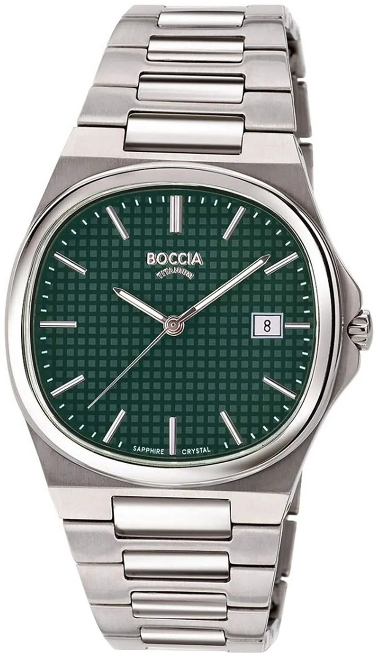 Кварцевые Boccia Titanium 3657-03 титан