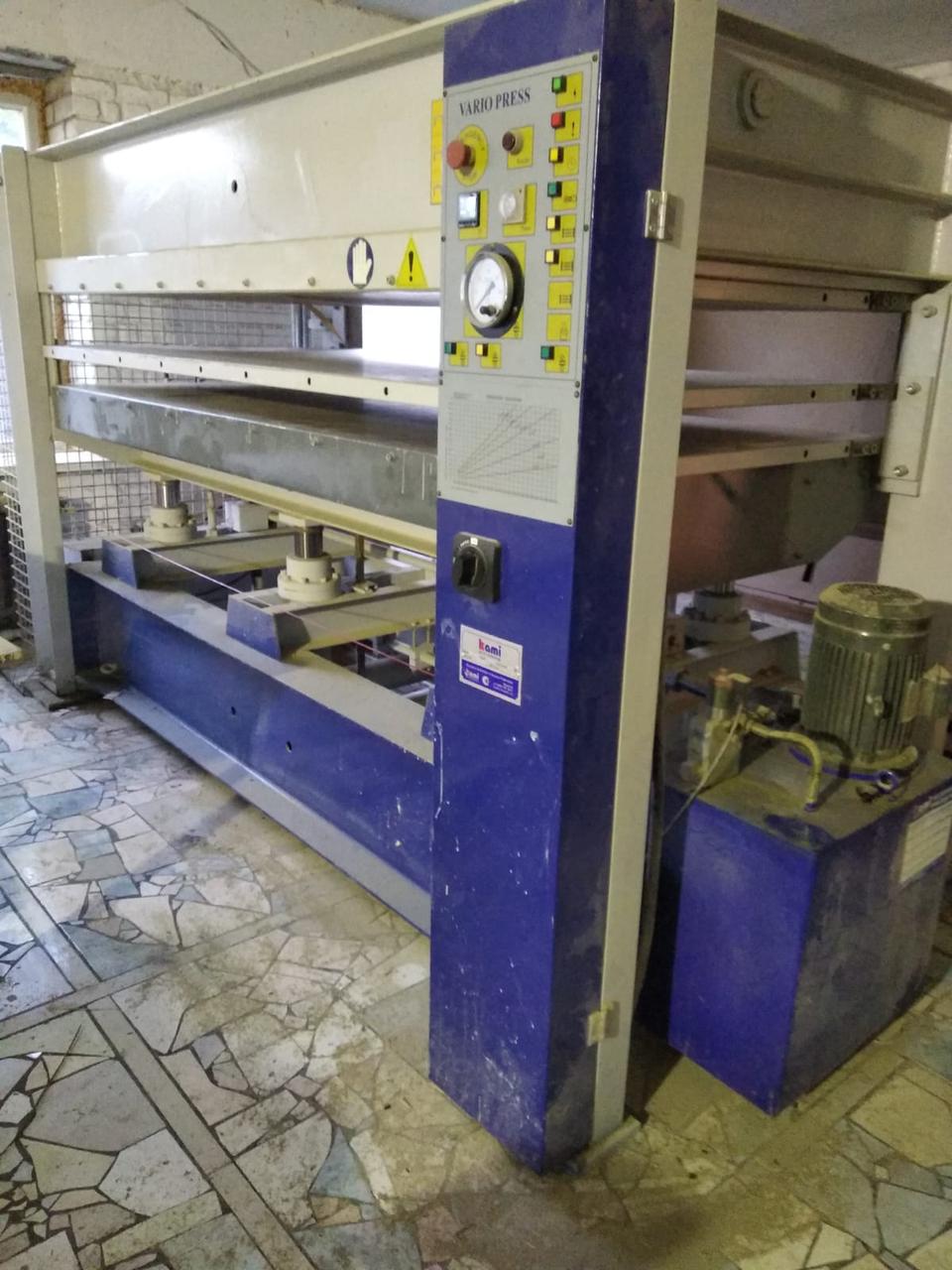 Пресс гидравлический горячий Vario Press 25-100/2 б/у