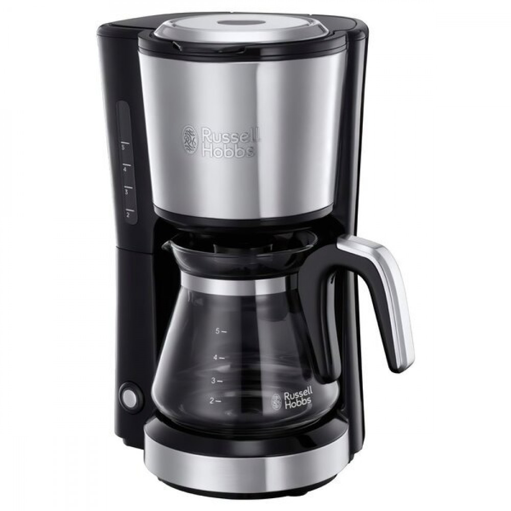 Кофеварка капельная Russell Hobbs 24210-56 серебристый/черный