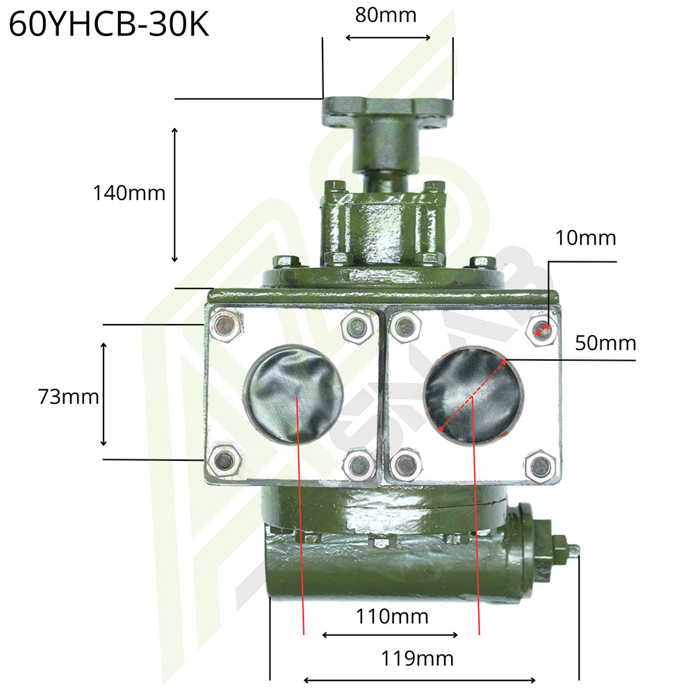 Насос шестеренчатый 60YHCB-30 для бензовоза