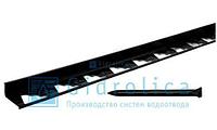 Арт. 7312 Бордюр Gidrolica Line Б-100.8,5.4.5 - пластиковый черный L1000