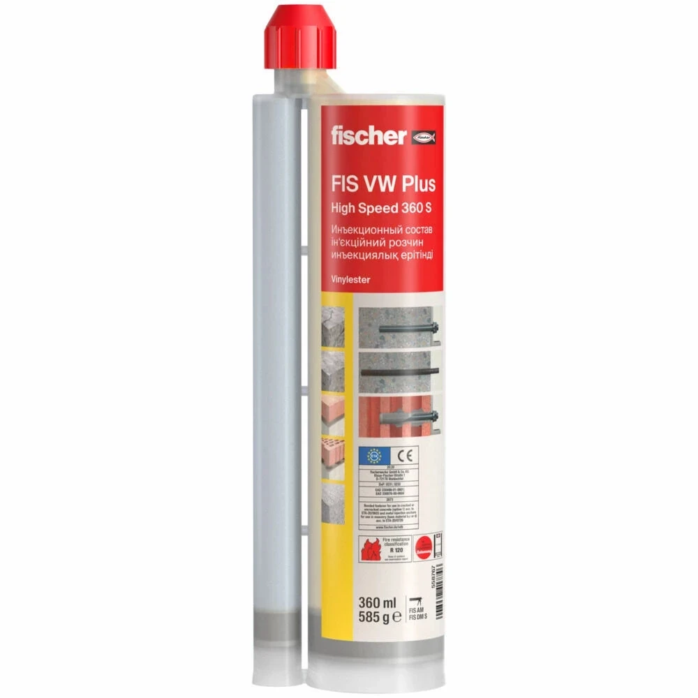 Химический анкер Fischer FIS VW PLUS 360 S зимний