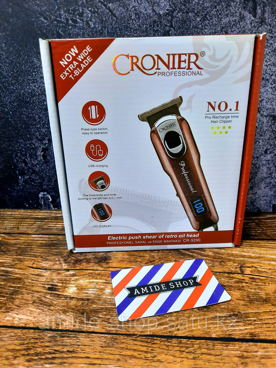 Триммер для окантовки волос и бороды CRONIER CR-9290