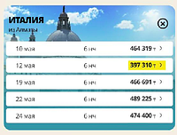 Горящие туры с Алматы в Милан