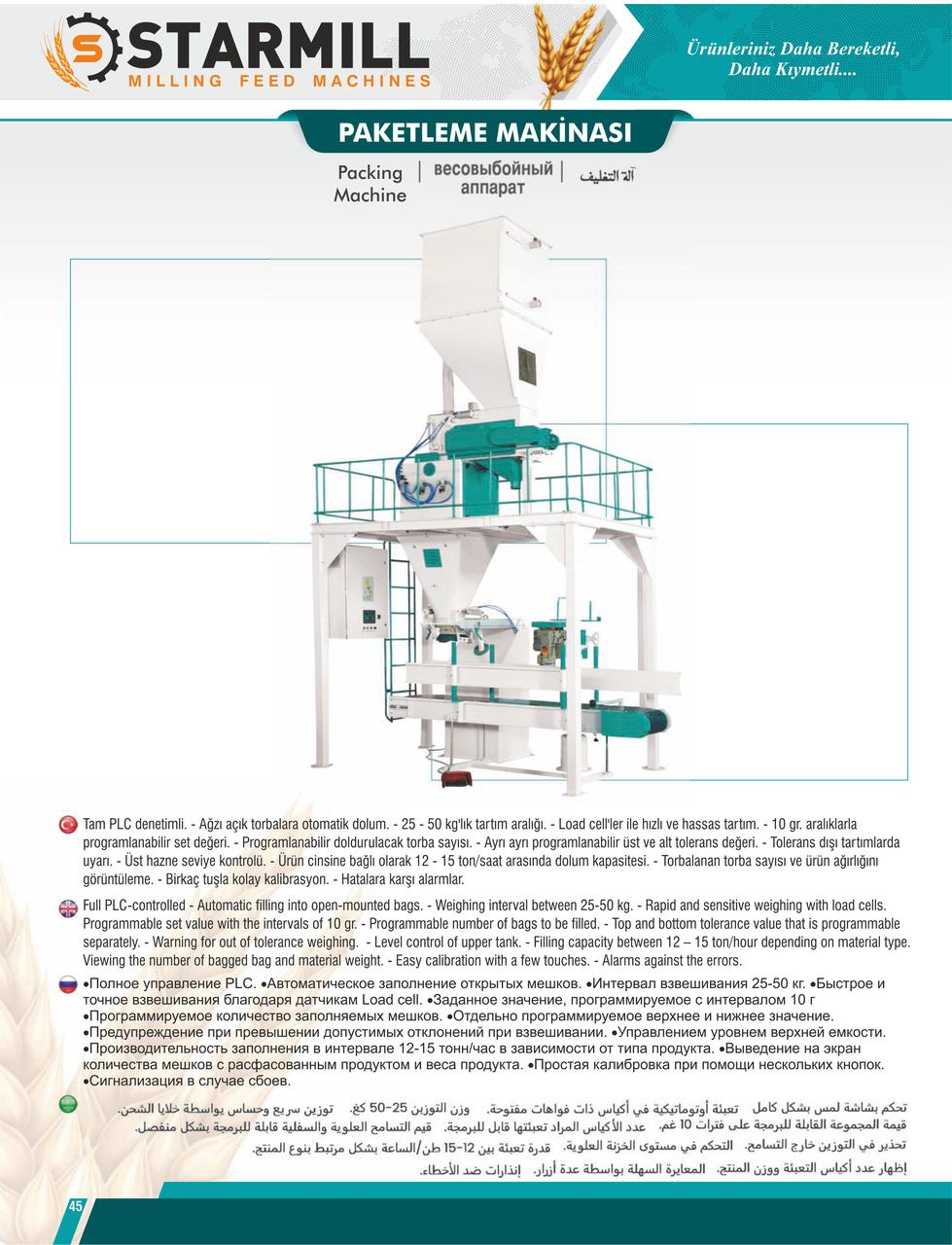 Автоматические упаковочные весы